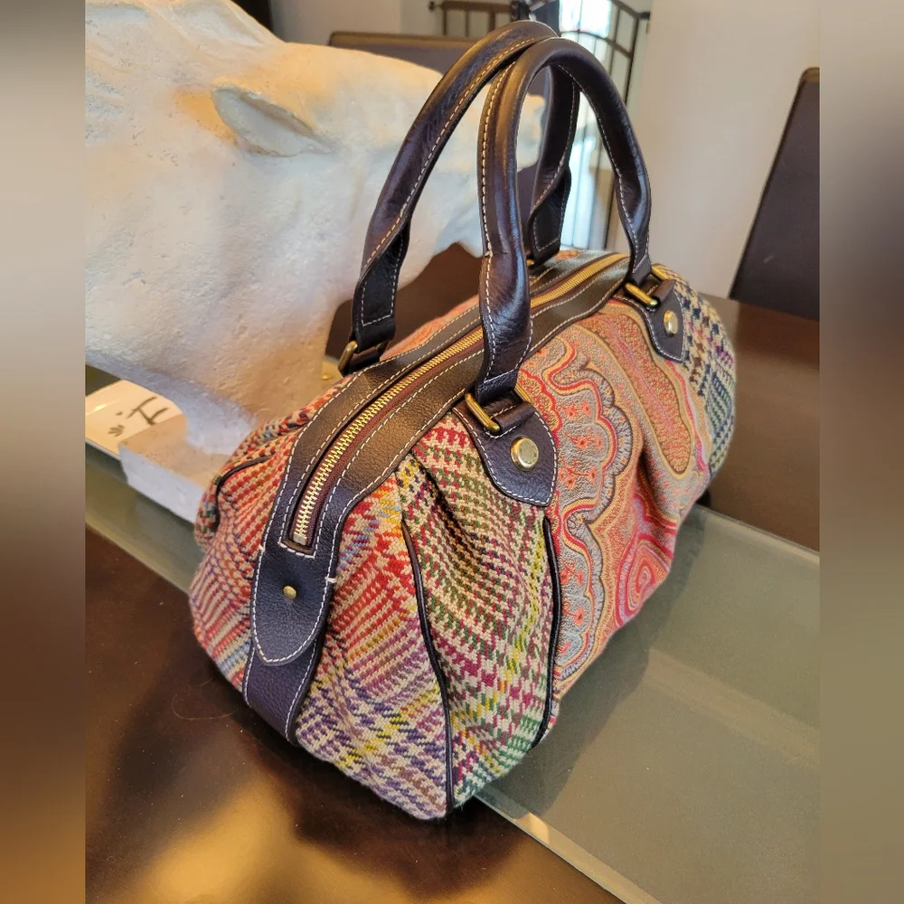 🌟``SOLD SOLD SOLD 🌟 ~~~ETRO Vintage Tapestry Satchel – - Picture 9 of 16